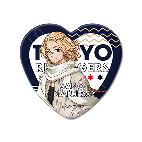 『東京リベンジャーズ』 WB 佐野 万次郎 第5弾 ハート型缶バッジ