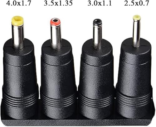 Miniatura 5 de TENINYU Enchufes de CC para pequeños dispositivos electrónicos y dispositivos, conector universal de 0.217 x 0.083 in a 4 enchufes de 0.157 x 0.067