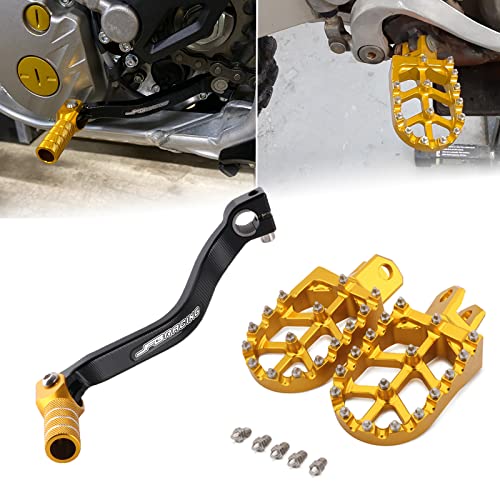 Motorcycle Foot Pegs Footpegs Pedal + Gear Shift Lever