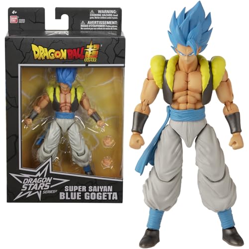 BANDAI - Dragon Ball Super - Figurine Dragon Stars 17 cm - Super Saiyan Blue Gogeta - Figurine d'action articulée - Licence Officielle Dragon Ball - Jouet Enfant 4 Ans et + - 36187
