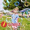 51dn3vvmgyl - JOYIN Big Bubble Wands Set with with Tray, 21" Giant Bubble Wands Bulk for Kids, Summer, Outdoor Play Period & Birthday Party & Games, 6 Pcs Bubble Solution Suitable, Suitable for All Age People