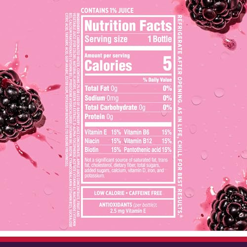 Image of Sparkling Ice, Grape Raspberry Sparkling Water, Zero Sugar Flavored Water, with Vitamins and Antioxidants, Low Calorie Beverage, 17 fl oz Bottles (Pack of 12)