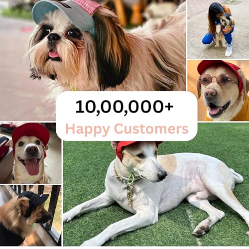 Image of Dog-O-Bow Baseball Cap for Dogs | Stylish, Durable & Comfortable Outdoor Cap (Large)