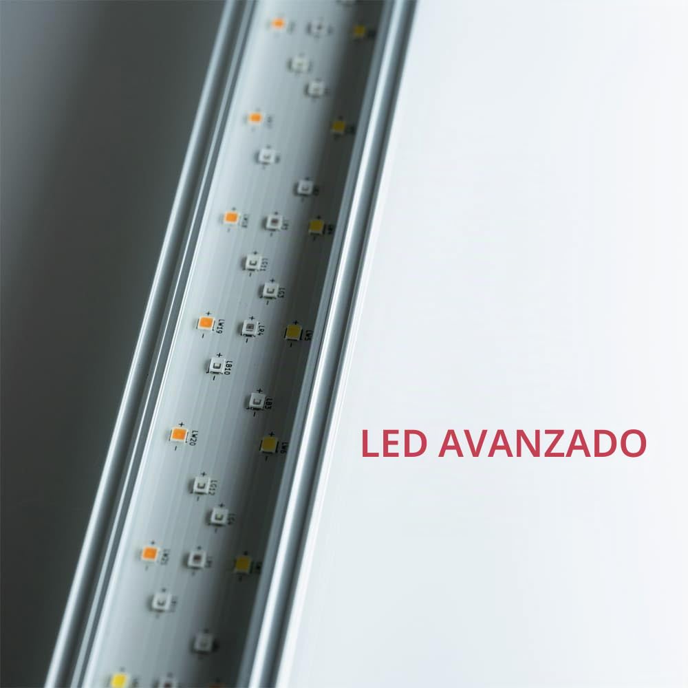 TWINSTAR Light 100G - Iluminación para acuario de agua dulce para peces y plantas, espectro completo RGBW, incluye control, regulable, resistente al agua (32 W, 78,9 – 110 cm)