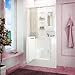 Spa World Venzi Vz3140rwd Rectangular Air & Whirlpool Walk-In Bathtub, 31x40, Right Drain, White
