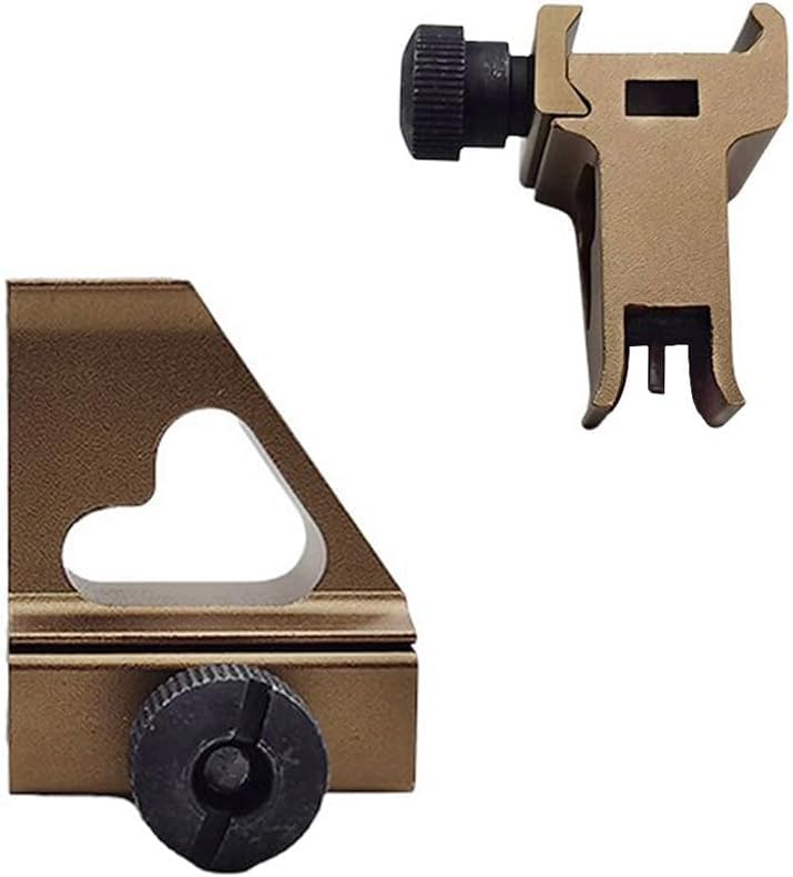 Aluminum Alloy Height Fixed Metal Sights?Outdoors Standard Low Profile Front Iron Sight Post - for 20mm Rail?2Pcs