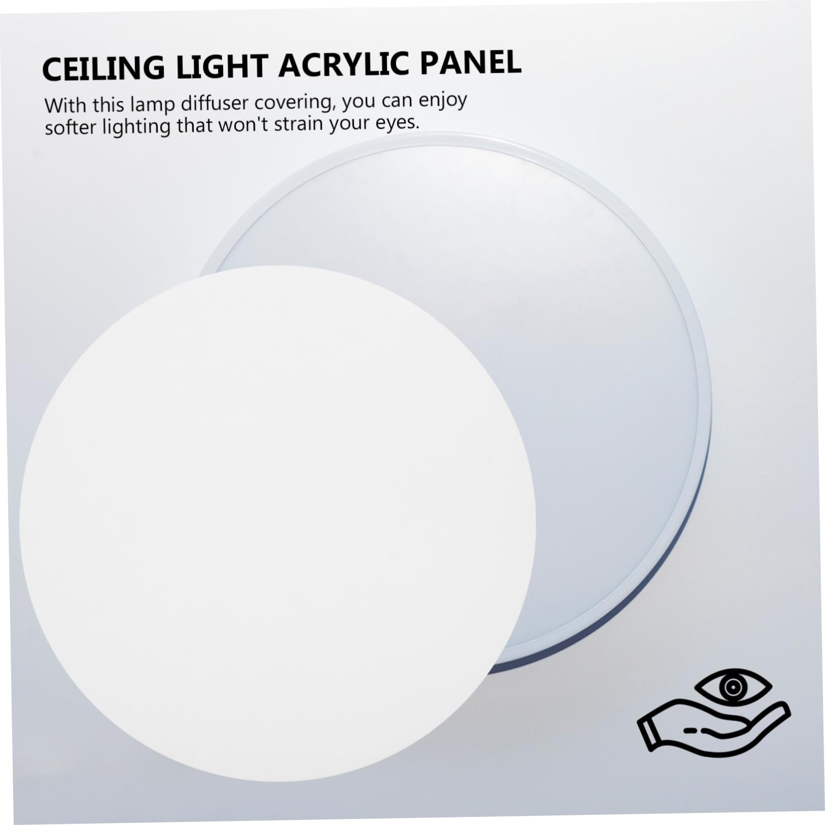 ダウンライト防眩カバー 5個(ダウンライトディフューザー) LEDダウン