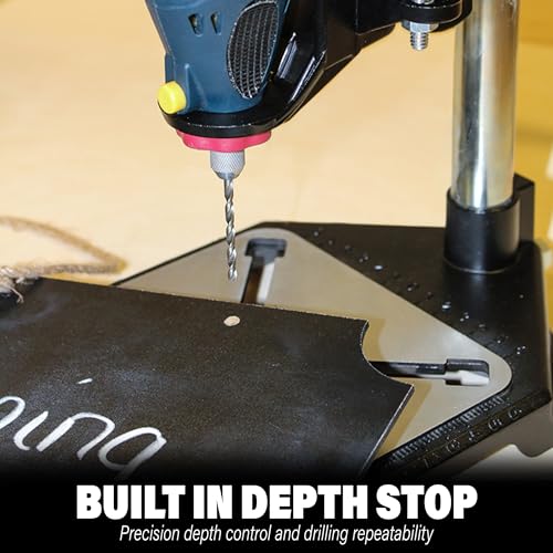 Image of Milescraft 1097 ToolStand - Variable Speed Drill Press Stand (compatible with Dremel). Rotary Tool Not Included, Black Large (Pack of 3)