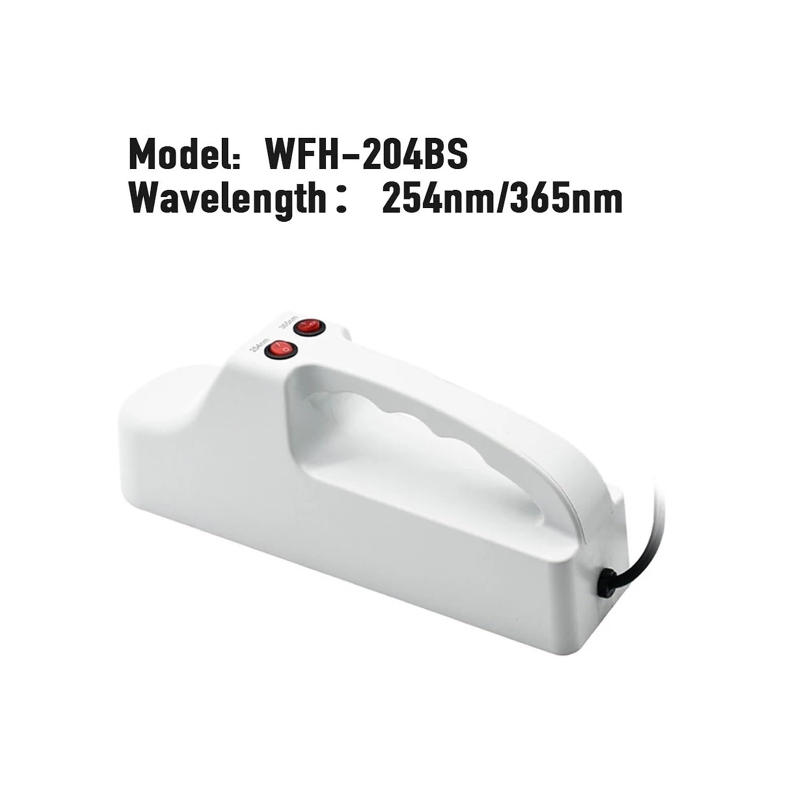 medidor de luz, Analizador ultravioleta portátil de 365 nm/254 nm, lámpara for investigación científica biológica, equipo laboratorio alta sensibilidad(WFH-204B)
