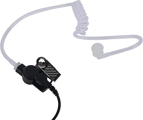 Miniatura 2 de clp 1010e 1040e 1080e 1083e auricular negro con micrófono tubo acústico pieza de oído Walkie Talkie Ptt Headset para Motorola Business Radio