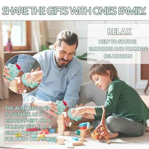 2 Stück Pickel Ausdrücken Spielzeug, Alien Squeeze Toy mit Akne-Füllwerkzeug, Anti Stress Spielzeug Lustig, Pickel Ausdrücken Stress Spielzeug, Squishy Pimple Popper Toy, Druckentlastung