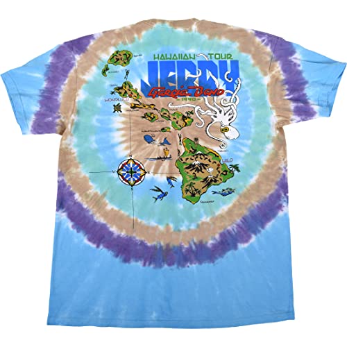 Liquid Blue Men's Standard Jerry Jgb 1990 Garcia Band Hawaiian Tour2
