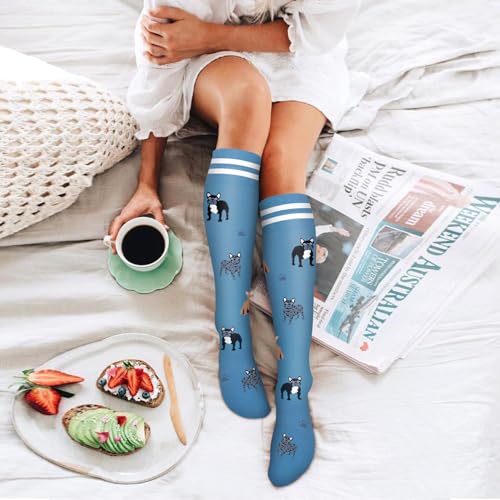 Image of 6 Pack Copper Compression Socks for Women and Men Circulation-Best Support for Medical,Running,Nursing,Athletic