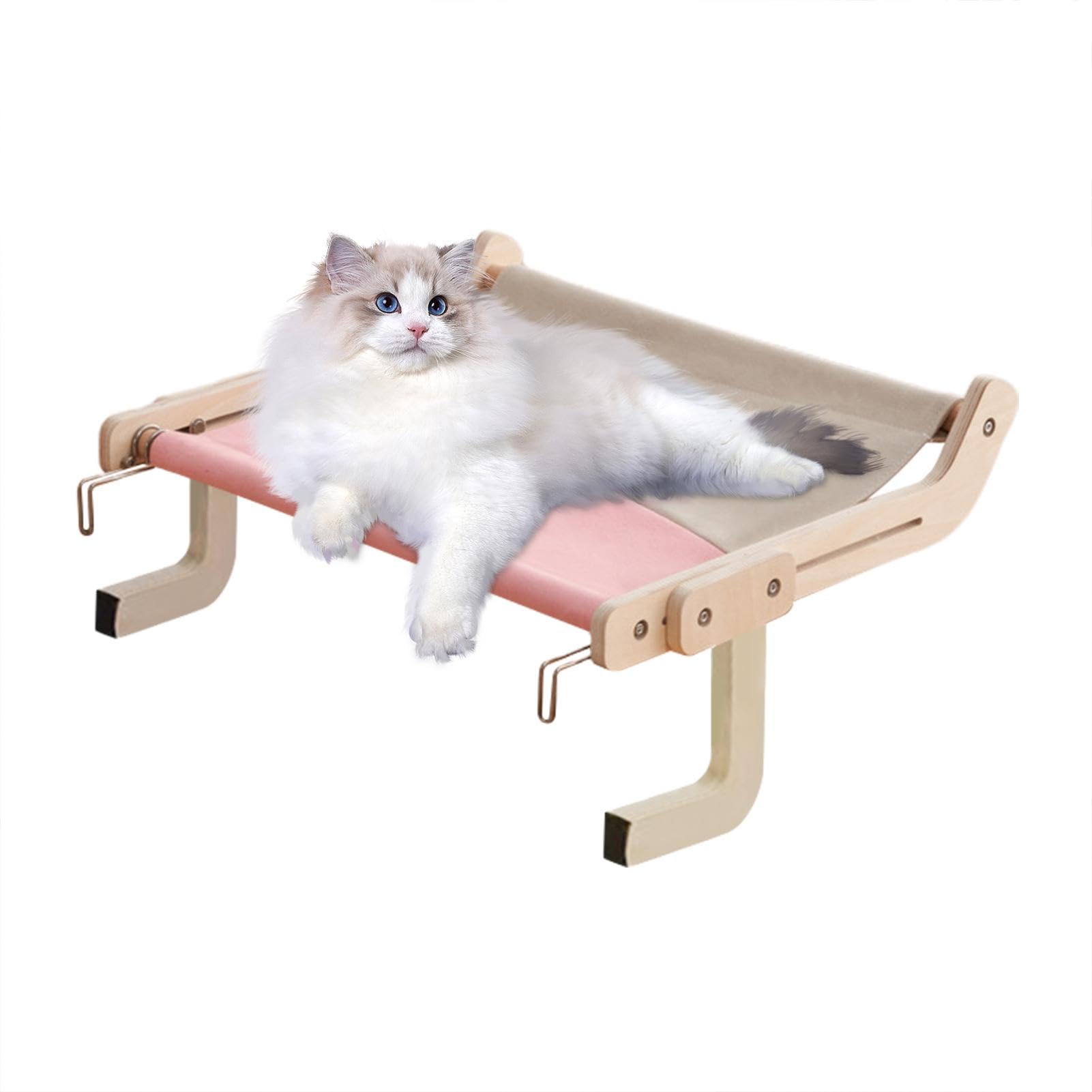 Cat Window Perch - Stabiler Haustierfensterstuhl, Moderne Katzenliege | Bequeme Sonnenhängematte, platzsparendes Katzenbrett, verstellbare Kätzchen-Hängematte, Katzenmöbel für, einfach zu