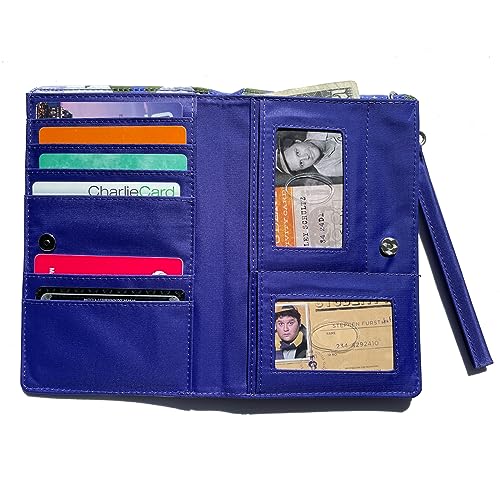 Image of Big Skinny Women's Plus Size myPhone Bi-Fold Slim Wallet, Holds Up to 20 Cards