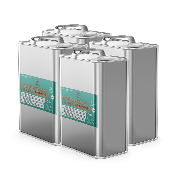 Perchloroethylene ACS Grade - 4 Quart Cans - Multi-Pack for Academic Institutions, Industrial Labs