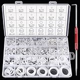 Matériau de qualité supérieure: ces joints toriques assortis sont fabriqués en Silicone exceptionnel avec une bonne étanchéité à l'air et une résistance aux hautes températures, qui a une résilience élevée et une résistance à la traction élevée, ne se déchire pas facilement, est robuste et durable pour une utilisation à long terme.