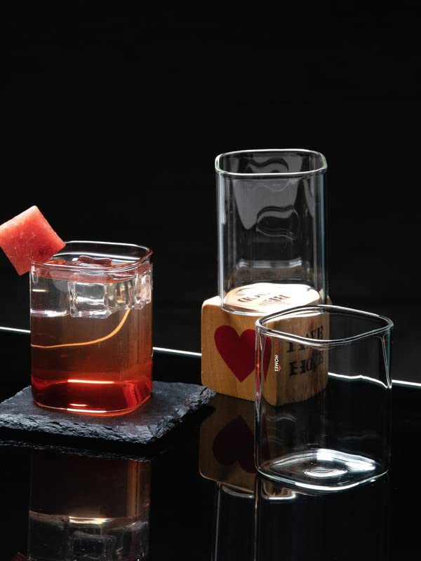 Goodhomes Borosilicate Glass Water and Juice Tumbler Set of 6pcs 230ml 6080-L6