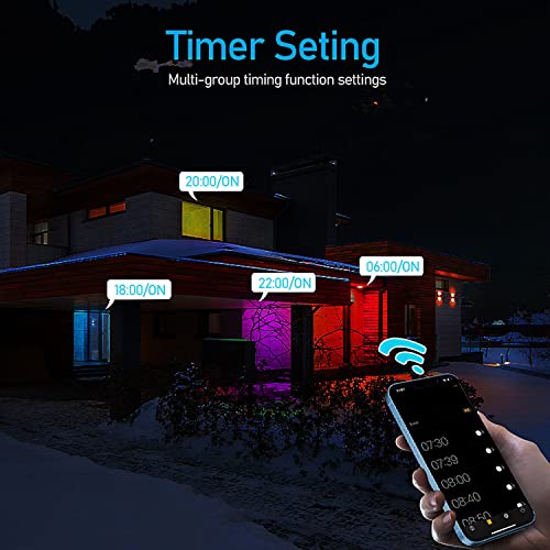 4.5 Inch 15W Smart App Ultra Slim Dimmable Led Recessed Ceiling Lights,Rgbw Diy Scenes Million Color Changing Tunable Modes,Timer,Memory Function Led Down Light Compatible Alexa & Google (6 Pack) #TOP5