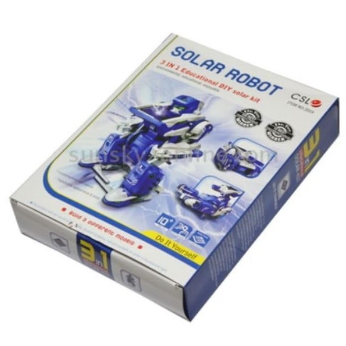 Robocraze 3 in 1 Educational DIY Solar Robot Kit (B0DBVMTVVY) Amazon Price History, Amazon Price Tracker