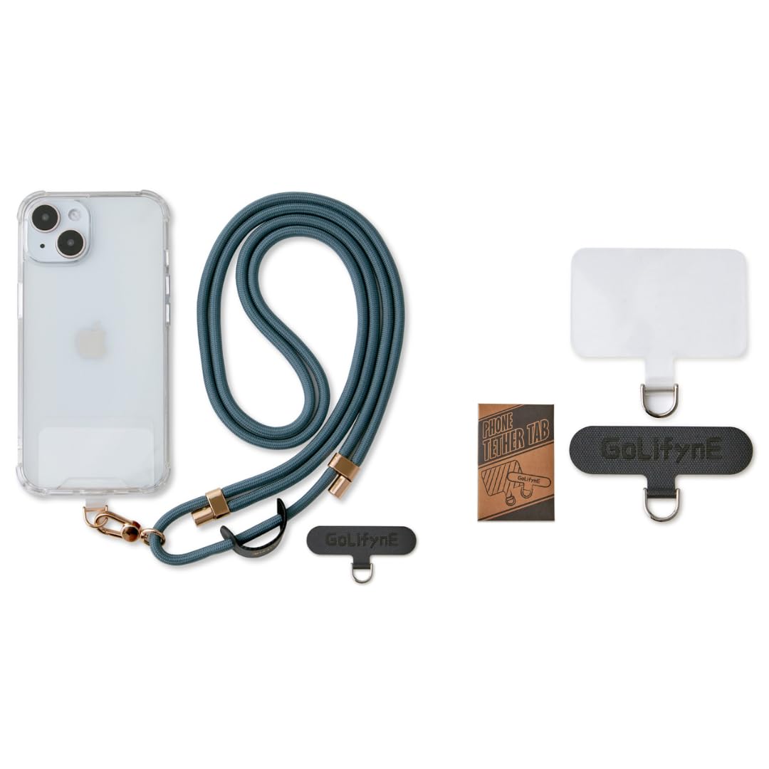 Amazon.com: Universal Phone Lanyard (Teal/Gold), Anti-Theft