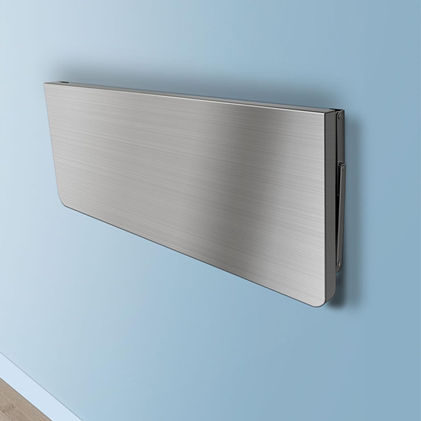 inless - Mesa plegable de acero 304 para exteriores, 0,8 mm de altura, fácil de montar en la pared, ahorro de espacio, diseño para patio y balcón