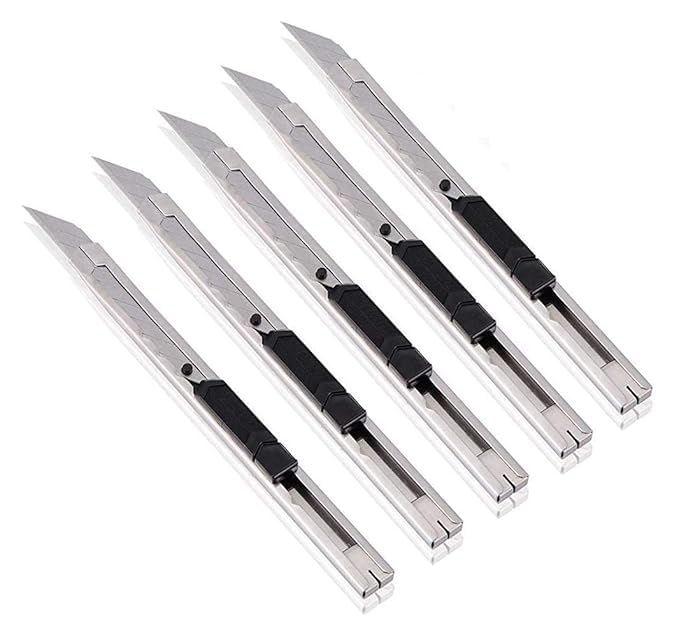 See full amazon price history chart for Handy Cutter, Tough Steel Construction, Anti-rust Coated Blades, Ergonomic Design, Smooth Cutting, Anti-lock Device, White (Pack - 5) Handy Cutter, Tough Steel Construction, Anti-rust Coated Blades, Ergonomic Design, Smooth Cutting, Anti-lock Device, White (Pack - 5) (B0DC6T5D91) Amazon Price History, Amazon Price Tracker
