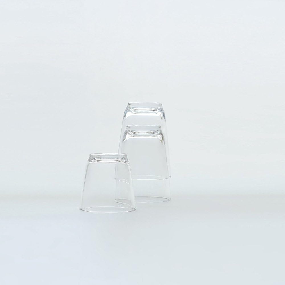 Kinto 26875 Glass HIBI Tumbler, 11.8 fl oz (350 ml), Clear