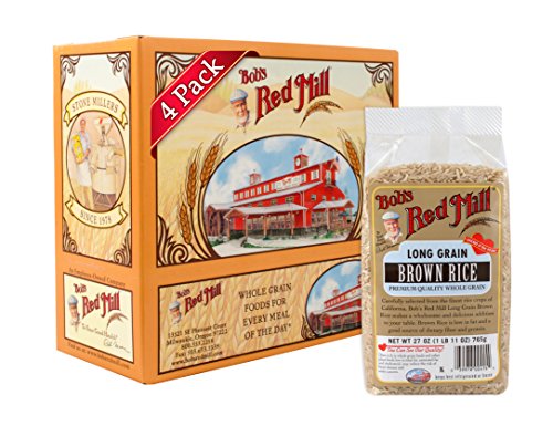 Bob's Red Mill Long Grain Brown Rice, 27 Ounce (Pack of 4)