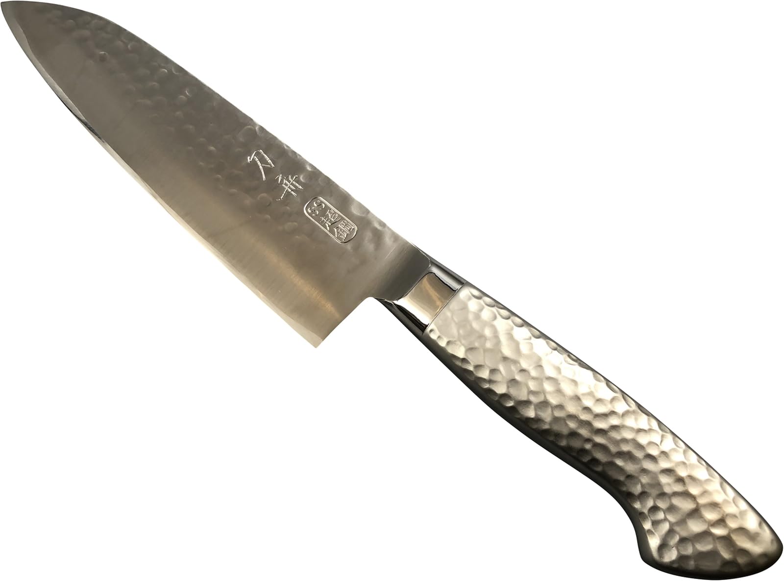 Amazon｜刀舟技研 三徳 包丁 (左利き用) 180mm 「 刀舟 鎚目モナカ