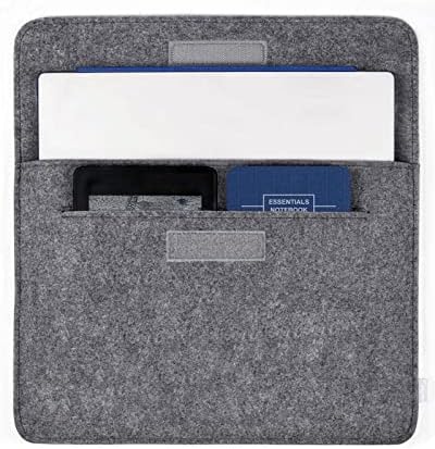 Inateck Laptop Sleeve Compatible with MacBook Air 13 2018-2020, MacBook Pro 13 2016-2020, MacBook Air/MacBook Pro M1 2020, Surface Pro X/7/6/5/4/3, iPad Pro 12.9 2020 - Dark Grey
