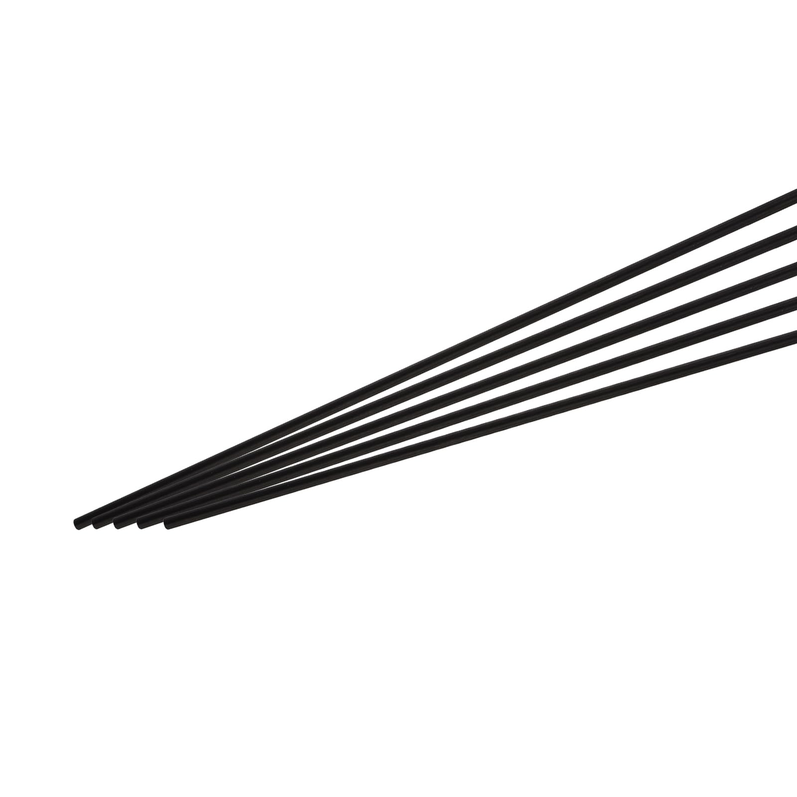 MECCANIXITY Carbon Fiber Rod, 3mm x 200mm Carbon Rod Bar for RC Plane DIY Craft Kite Wing Tube Quadcopter Arm Repair Pack of 5