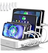 Amazon.com: MSTJRY Charging Station for Multiple Devices : 6 Port USB ...