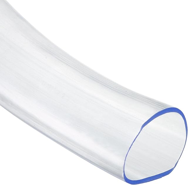 sourcing map PVC Clear Vinyl Tubing, Plastic Flexible Water Pipe 22mm ID x 25mm OD, 1m