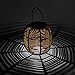 MARALANG 2X Solar Rattan Hanging Lantern,Solar Lantern with Handle Solar Outdoor Lantern Decorative Lights for Garden Yard