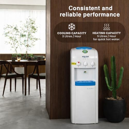 Image of Voltas Mini Magic Pure-F 500-Watt Water Dispenser (White)
