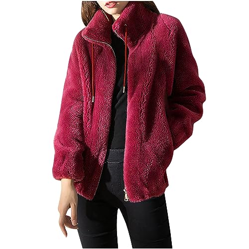 Veste en polaire pour femme manteau chaud confortable manches longues