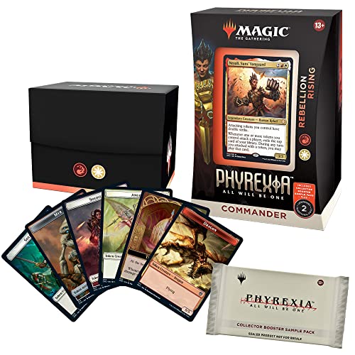 Magic The Gathering D11450000 Magic: The Gathering Phyrexia: All Will Be One Commander Deck 2 + Collector Booster Sample Pack thumb #1