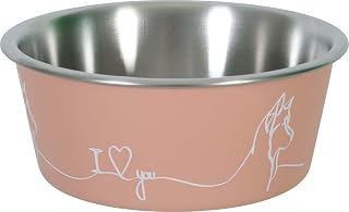 Zolux - Cubertería Antideslizante para Perros (1700 ml), Color Rosa