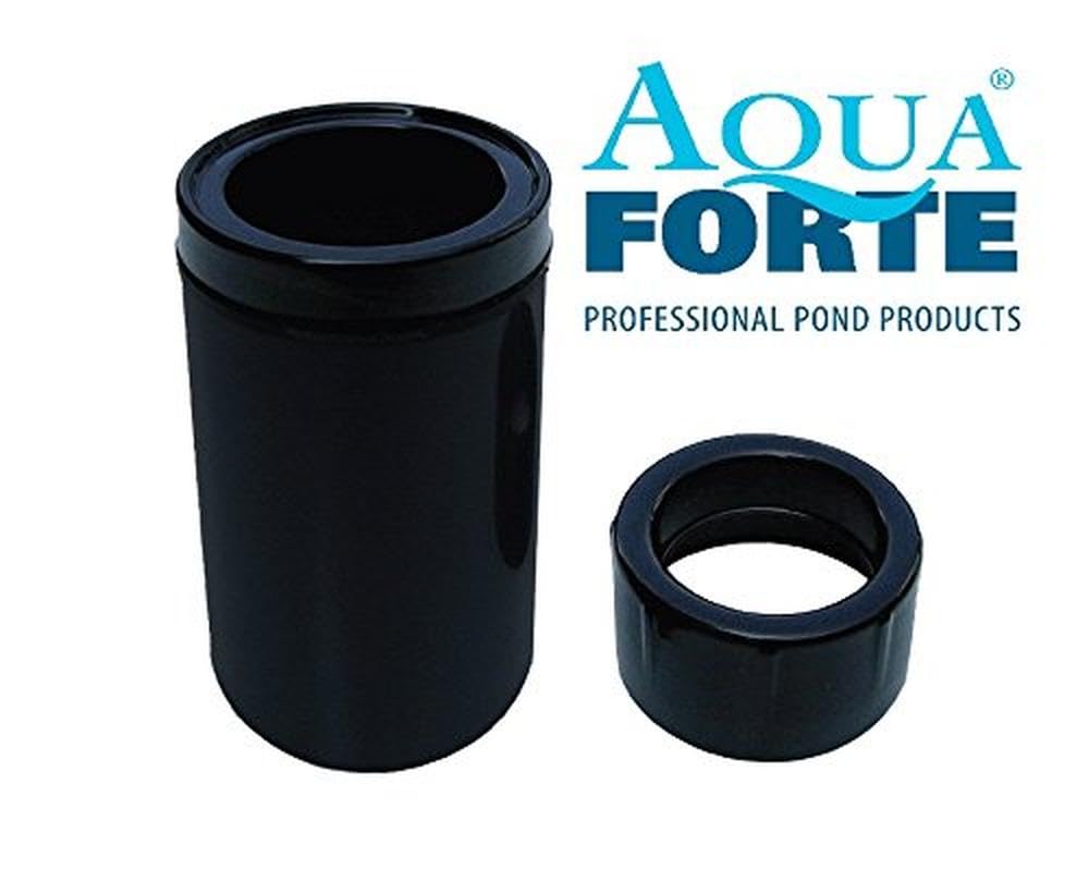 AQUAFORTE Acquaforte Skimmer Galleggiante Compresa la riduzione, Il Nero
