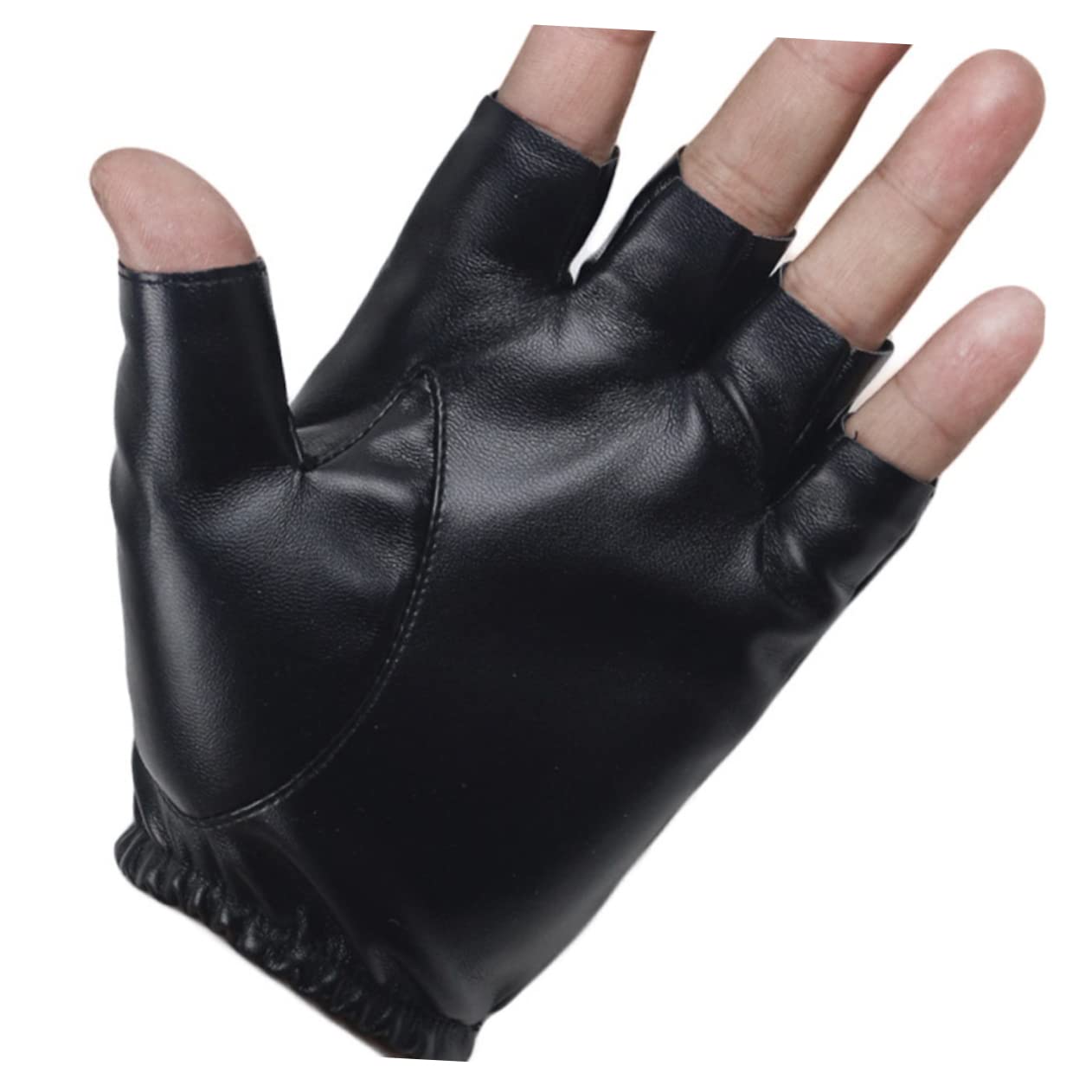 BESPORTBLE 5paia Guanti Da Bicicletta Mezze Ergonomici Pu Antiscivolo Per Attività Outdoor Per Ciclismo e Escursionismo Design Resistente All Usura Per Comfort e Sicurezza