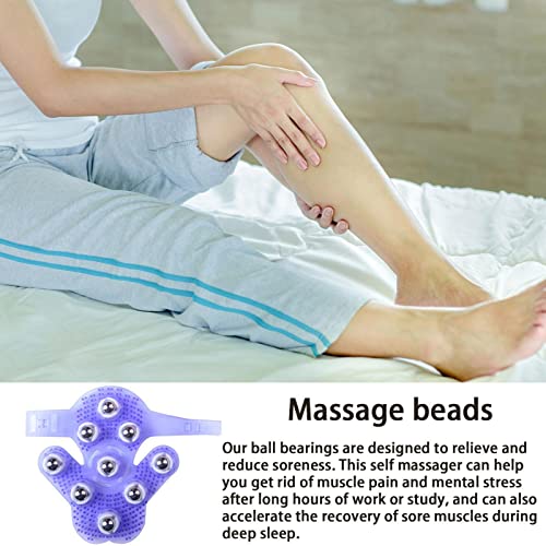Massageador portátil - Mão Massagem 9 Mental Roller Ball,Ferramentas portáteis profissionais de auto