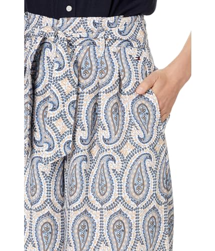 Tommy Hilfiger Women's Paisley Wide Leg Pants3