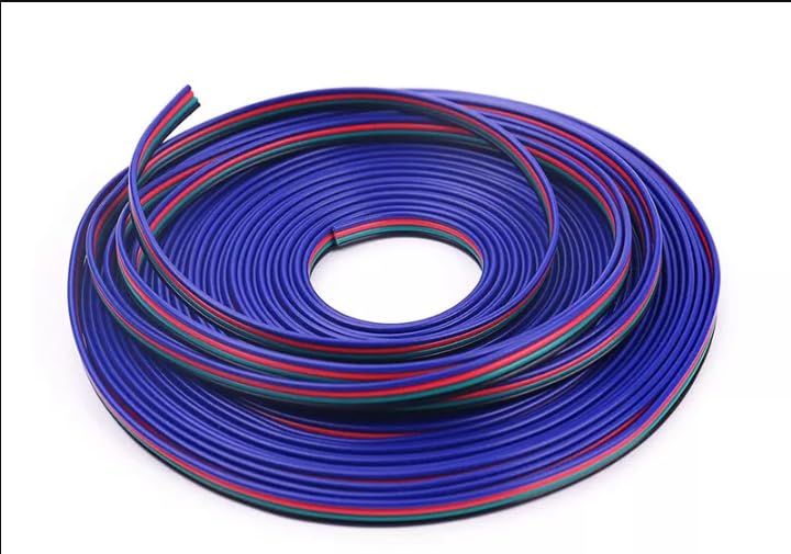 15 meter 4 Pin RGB Strip Light Extension Cable Wire, Durable 22awg extension, for RGB 5050, 2835, 3528 LED Light Strips - Image 2