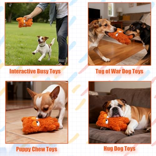 Juguetes mordibles con pito para perros pequeños y medianos 3 unidades miniatura 4