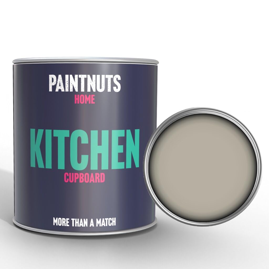 Kitchen Cupboard Paint - RAL-7032 - PEBBLE GREY Satin 250ml Tin