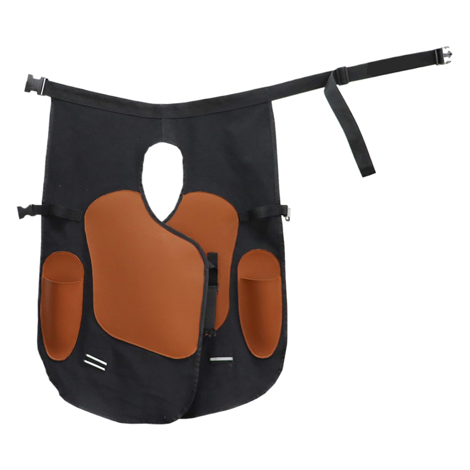 Delantal para Herrador Equipo de Acicalamiento Resistente y Ajustable con 2 | Mantal De Soldadura Para Hombre para Mecánico Carpintero Bombero y Trabajos de Construcción