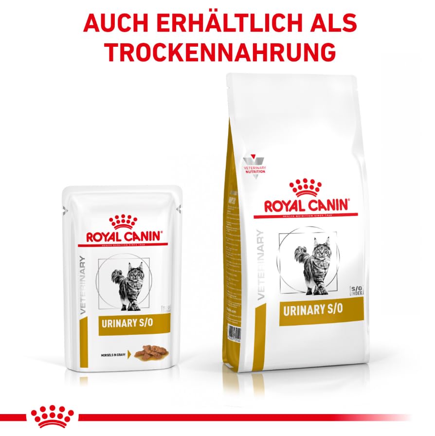 Veterinary Urinary S/O | Nassfutter für Katzen | 12 x 85 g | In Soße
