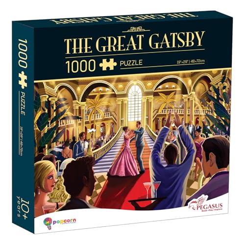 Image of 1000 Piece Puzzle | Puzzles for Adults & Kids | Stress Relief Puzzle Games for Focus and Memory, Gifts for Teenagers (The Great Gatsby)