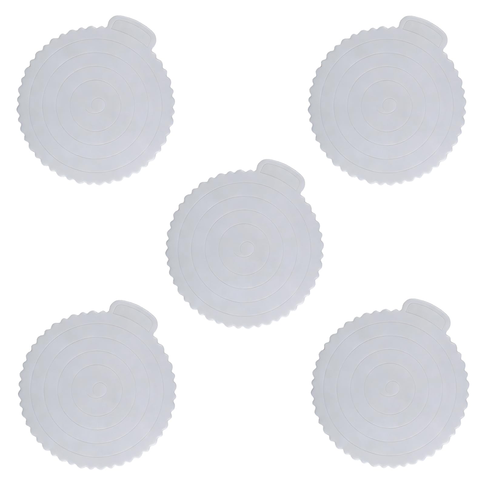 5Pieces Cake Bases ABS Construction Thickened Cake Board Suitable for Dependable Use in Demanding Environment Display Stand
